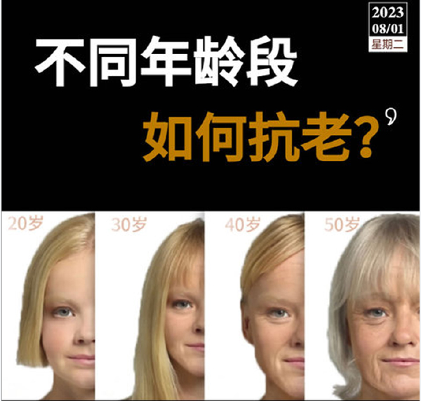 不同年龄段如何K老？老化表现/护肤方法